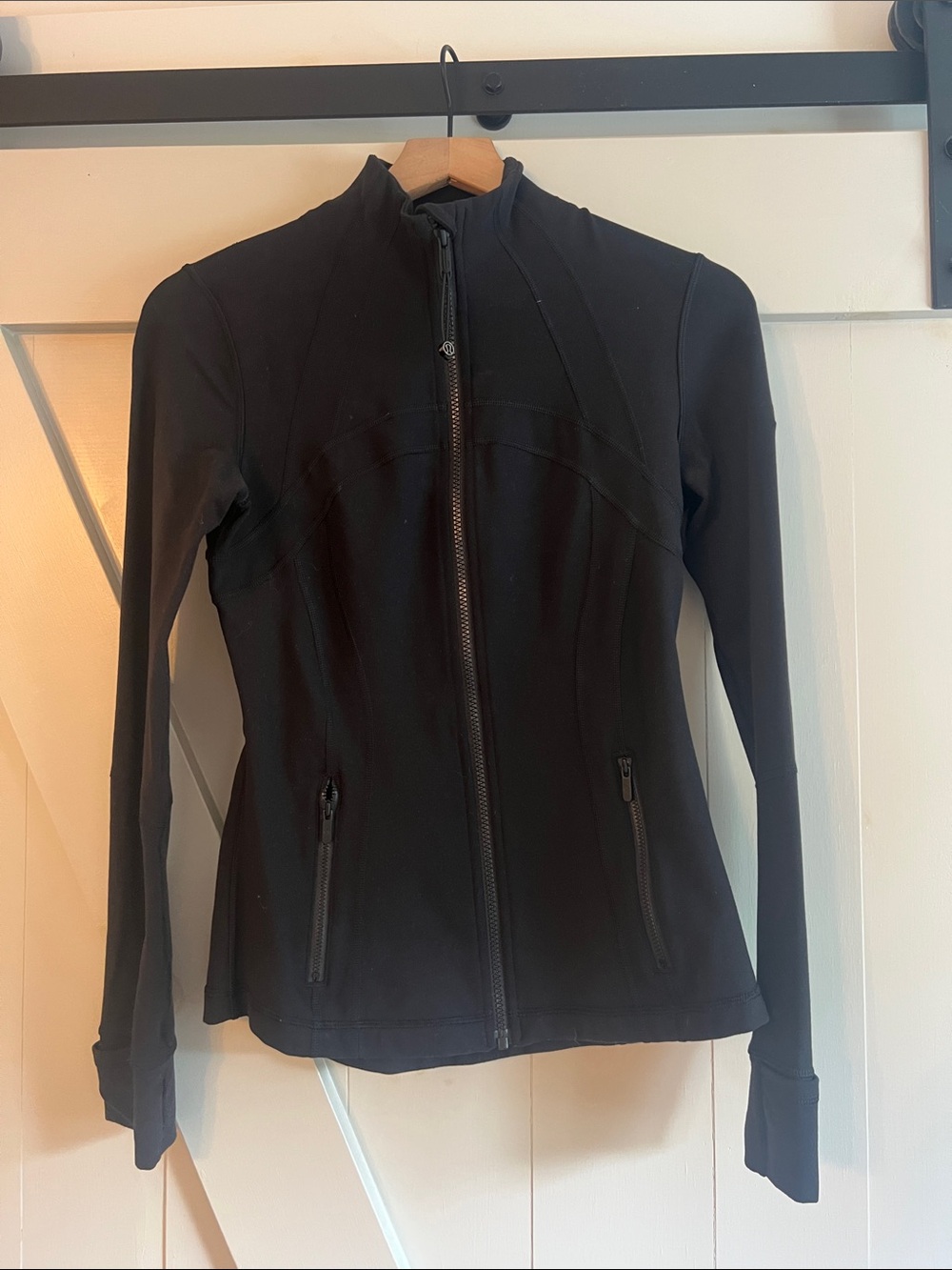 lululemon athletica Black Full-Zip Athletic Jacket